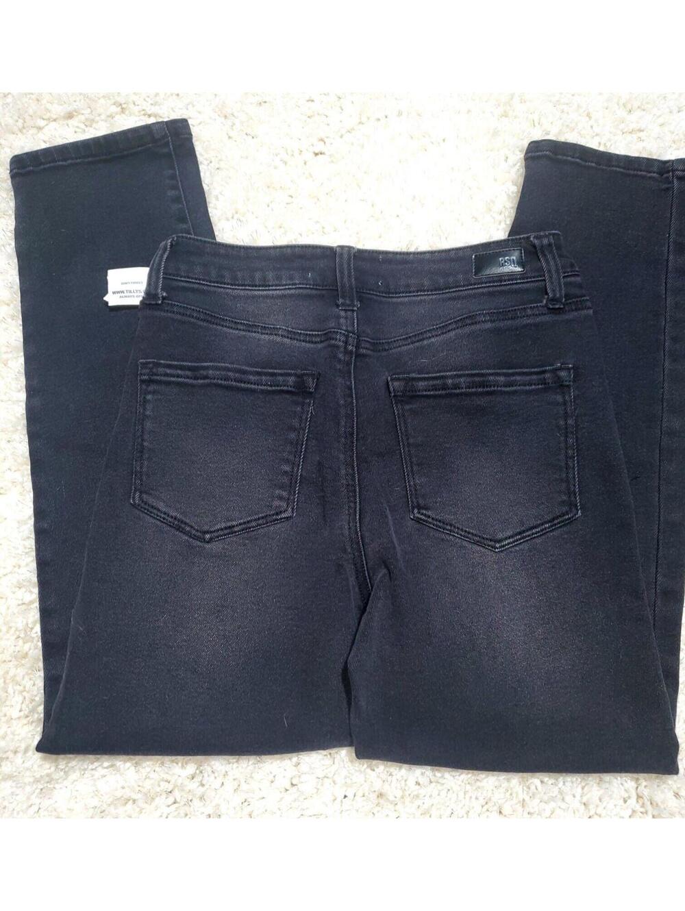 NEW Tilly's RSQ Black High Waisted Jeans 1 regular